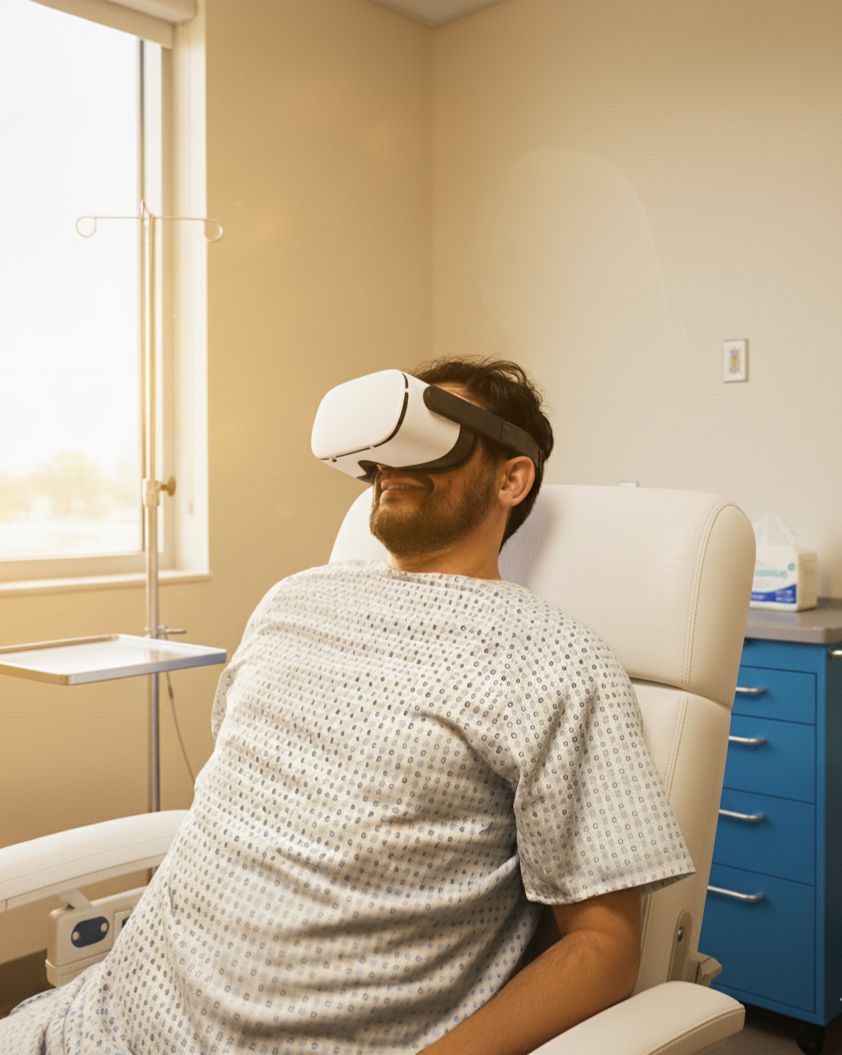 Tumori: all’IEO la realtà virtuale in aiuto ai pazienti ricoverati