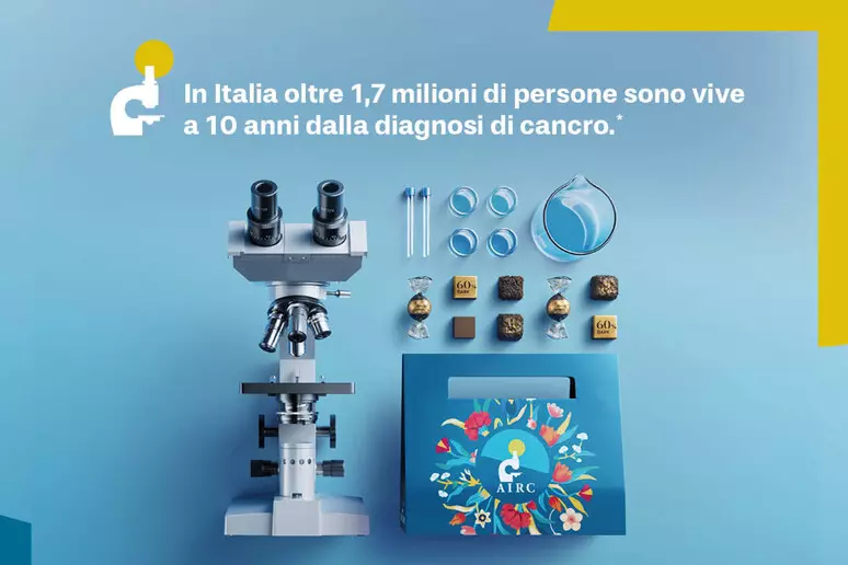 Airc, 60 anni di attività: tornano i ‘Giorni della ricerca’ e i Cioccolatini della solidarietà