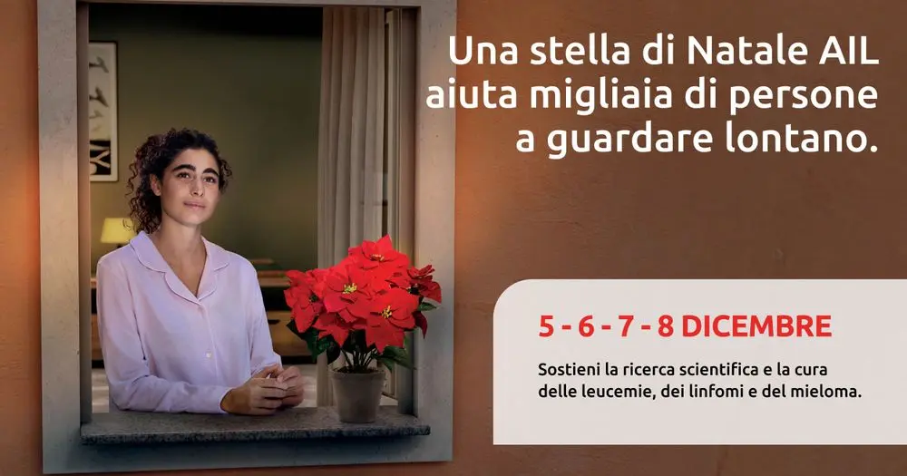 Stelle di Natale AIL: dal 5 all’8 dicembre tornano nelle piazze