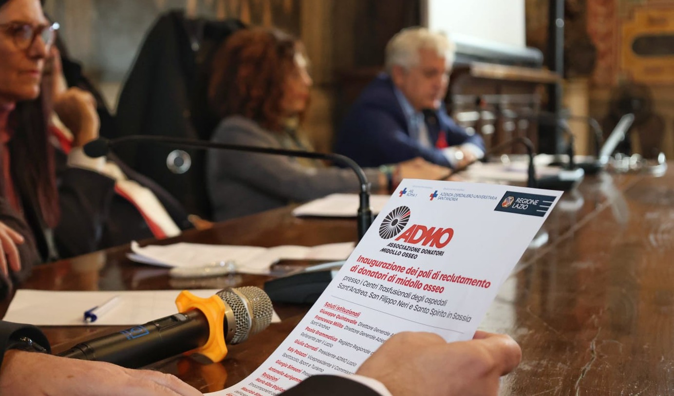 Midollo osseo. Nel Lazio tre nuovi poli di reclutamento per la donazione