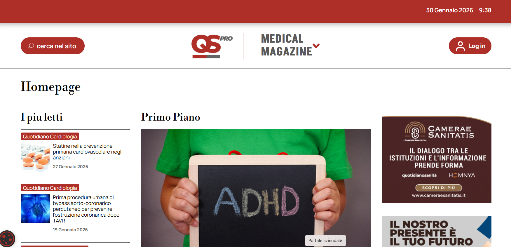 Nasce QS PRO, l’area professionale di Quotidiano Sanità riservata a medici e farmacisti