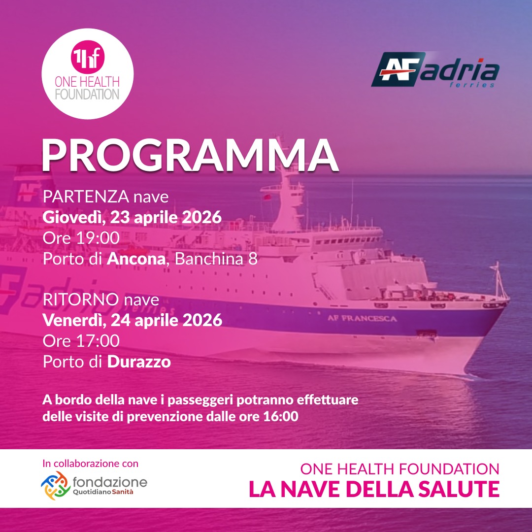 Al via la terza edizione della “Nave della salute” Italia-Albania