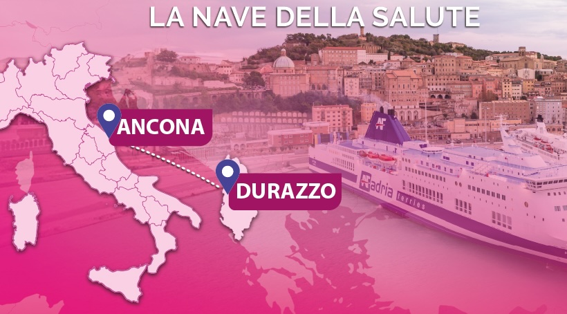 Al via la terza edizione della “Nave della Salute” Italia-Albania